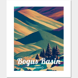 Bogus Basin Idaho United States ski Posters and Art